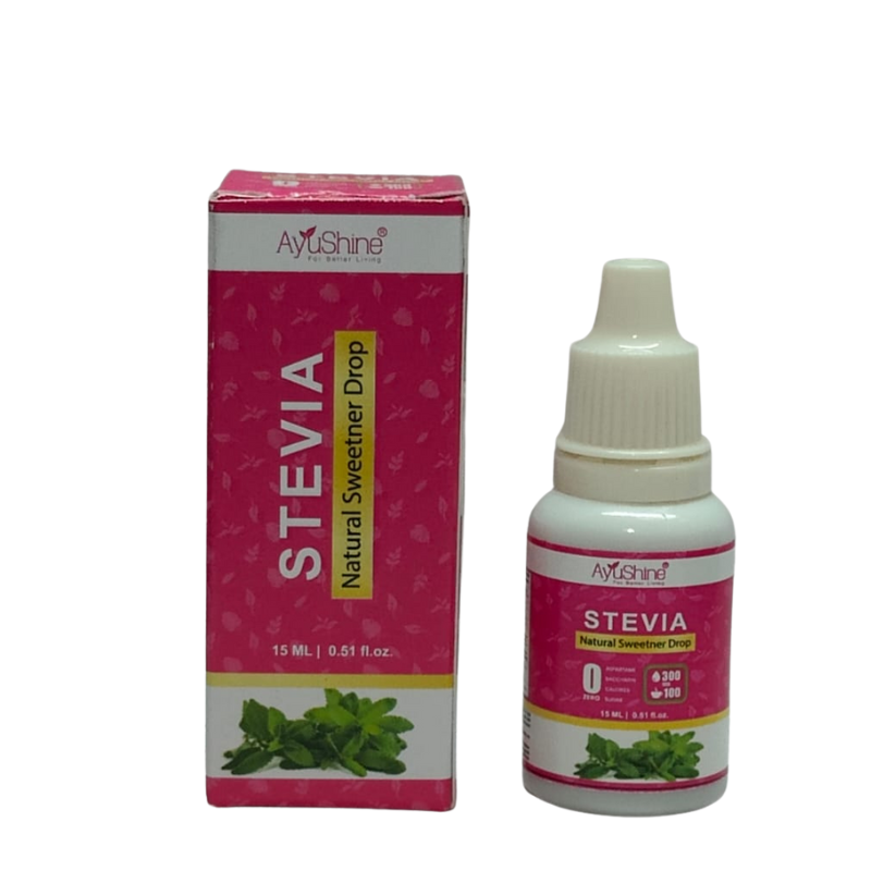 Ayushine Stevia Drops – Natural Sugar Substitute